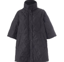 Load image into Gallery viewer, Gozzip black label short sleeved Quilted jacket
