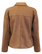 Charger l'image dans la galerie, Signature faux Suede brown jacket
