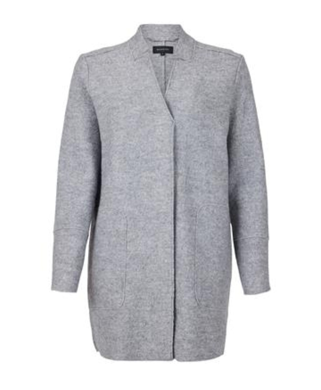 Brandtex Grey boiled wool Coat