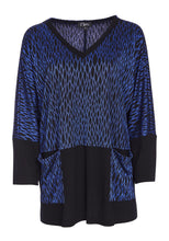 Load image into Gallery viewer, Ora Jacquard knit V neck top
