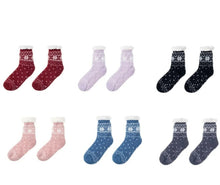 Cargar imagen en el visor de la galería, Snowflakes slipper sock
