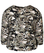 Load image into Gallery viewer, Zhenzi floral abstract pattern print top
