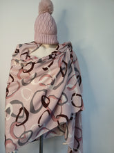 Load image into Gallery viewer, The Claire scarf and fleece lined bobble hats
