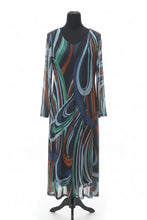 Load image into Gallery viewer, Anvito abstract stripe mesh dresses
