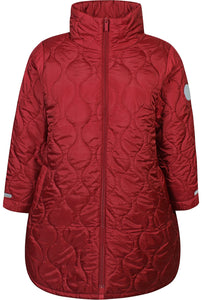 Zhenzi wine Lightly Quilted Coat