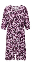 Load image into Gallery viewer, Only Carmakoma Wine abstract print dress
