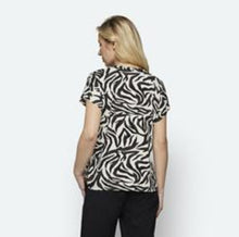 Load image into Gallery viewer, Signature zebra print top
