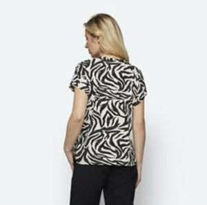 Signature zebra print top