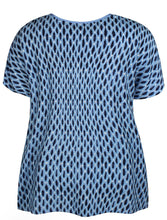 Load image into Gallery viewer, Zhenzi floral print mofit top
