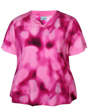 Cargar imagen en el visor de la galería, Zhenzi Sylva short sleeve print tops
