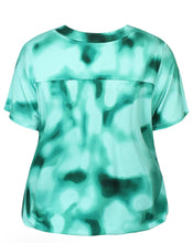 Cargar imagen en el visor de la galería, Zhenzi Sylva short sleeve print tops
