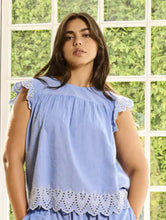 Load image into Gallery viewer, Only Carmakoma 100% cotton cap sleeves top
