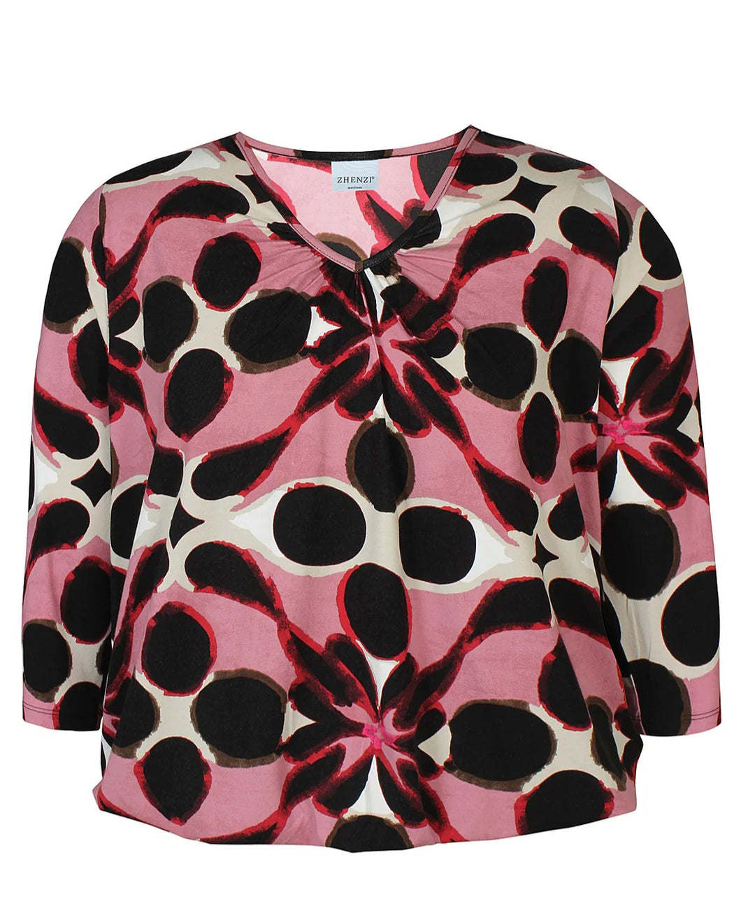 Zhenzi Octa graphic print top