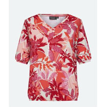 Load image into Gallery viewer, Signature abstract leaf pattern print tops
