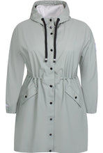 Load image into Gallery viewer, Zhenzi Khaki green rain coat
