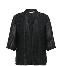 Load image into Gallery viewer, Only Carmakoma  Black Glitzy kimono
