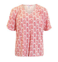 Load image into Gallery viewer, Ciso  geometic V neckline  tops
