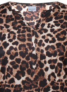 Zhenzi animal pattern print top