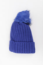 Load image into Gallery viewer, Ribbed Knit bobble hats
