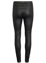 Load image into Gallery viewer, Signature black faux leather trousers
