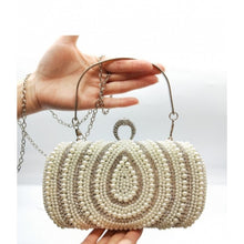 Load image into Gallery viewer, Tear drop pearl design evening bags
