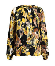 Load image into Gallery viewer, Signature Mustard floral print top
