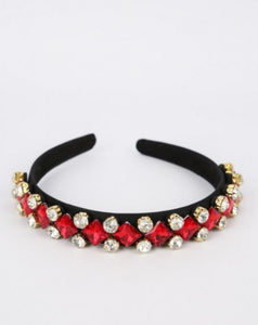 Circle and square shape jewelled hairbands