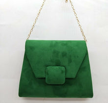 Load image into Gallery viewer, Faux Suede  Clutch bags
