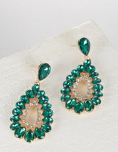 Load image into Gallery viewer, Statement pear shaped earrings
