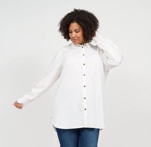 Ciso white cotton shirt