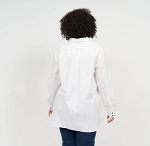 Ciso white cotton shirt