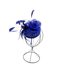 Load image into Gallery viewer, Rose and feather headpiece

