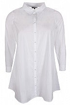 Load image into Gallery viewer, Zhenzi long white blouse
